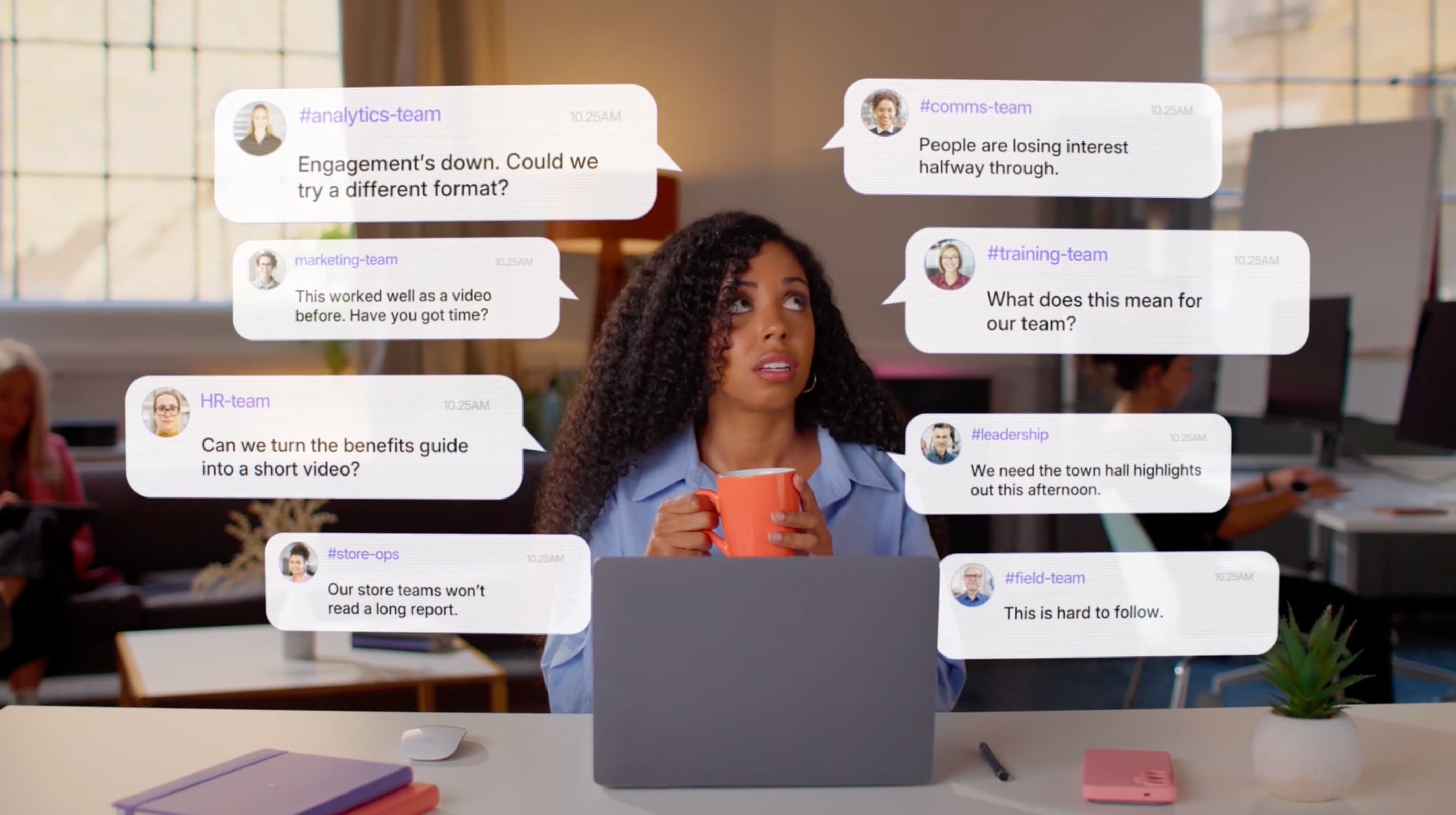 Unily Content Studio product launch film created by MHF Creative