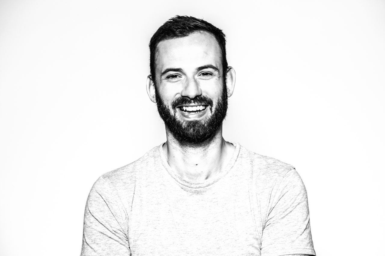 Portrait of Matt Haley, founder and director of MHF Creative