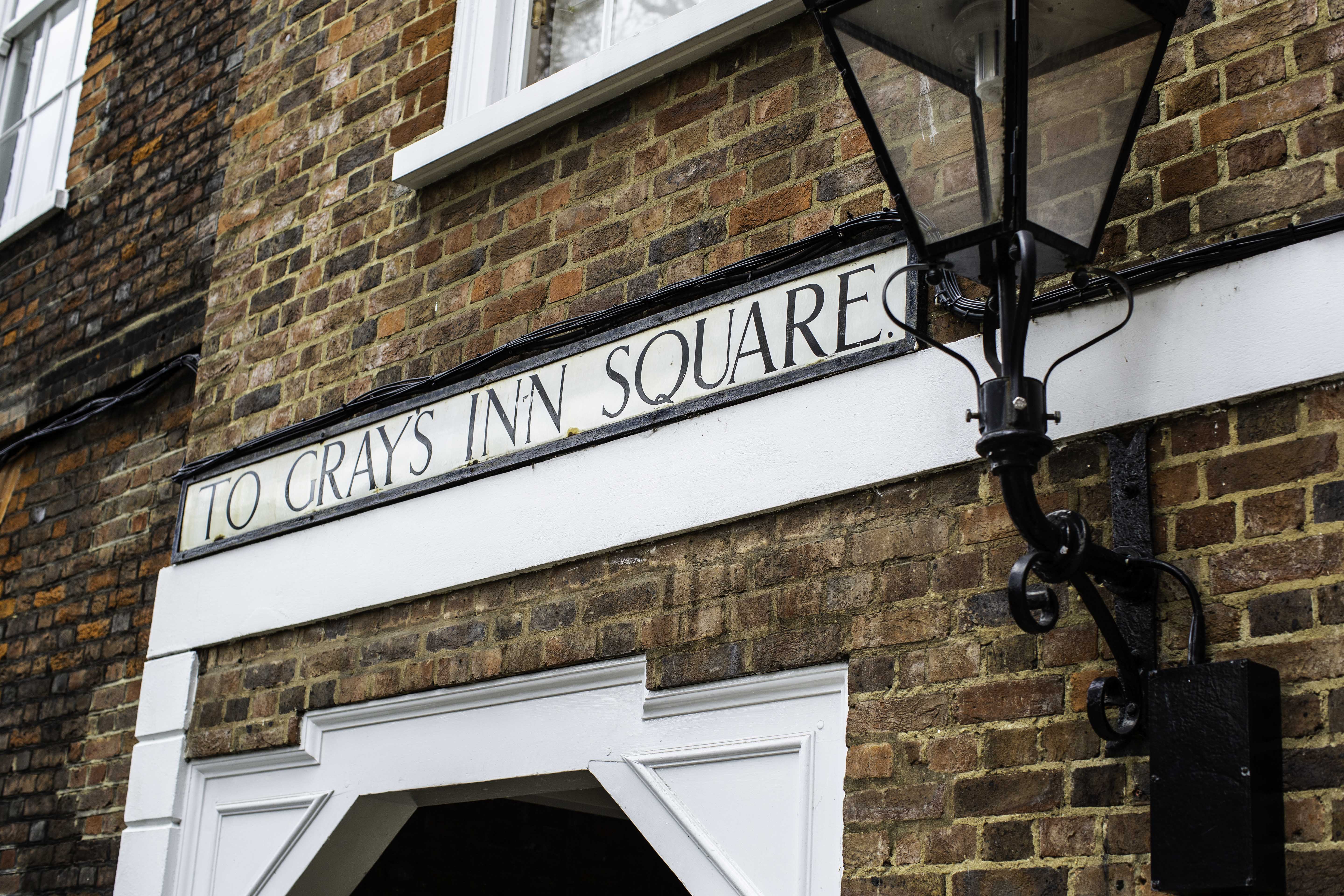Gray's Inn street sign used as the cover image for the estate film
