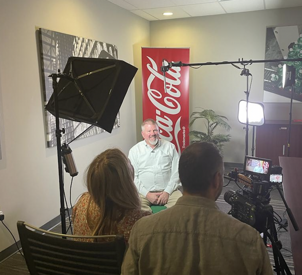 Video production shoot coca cola