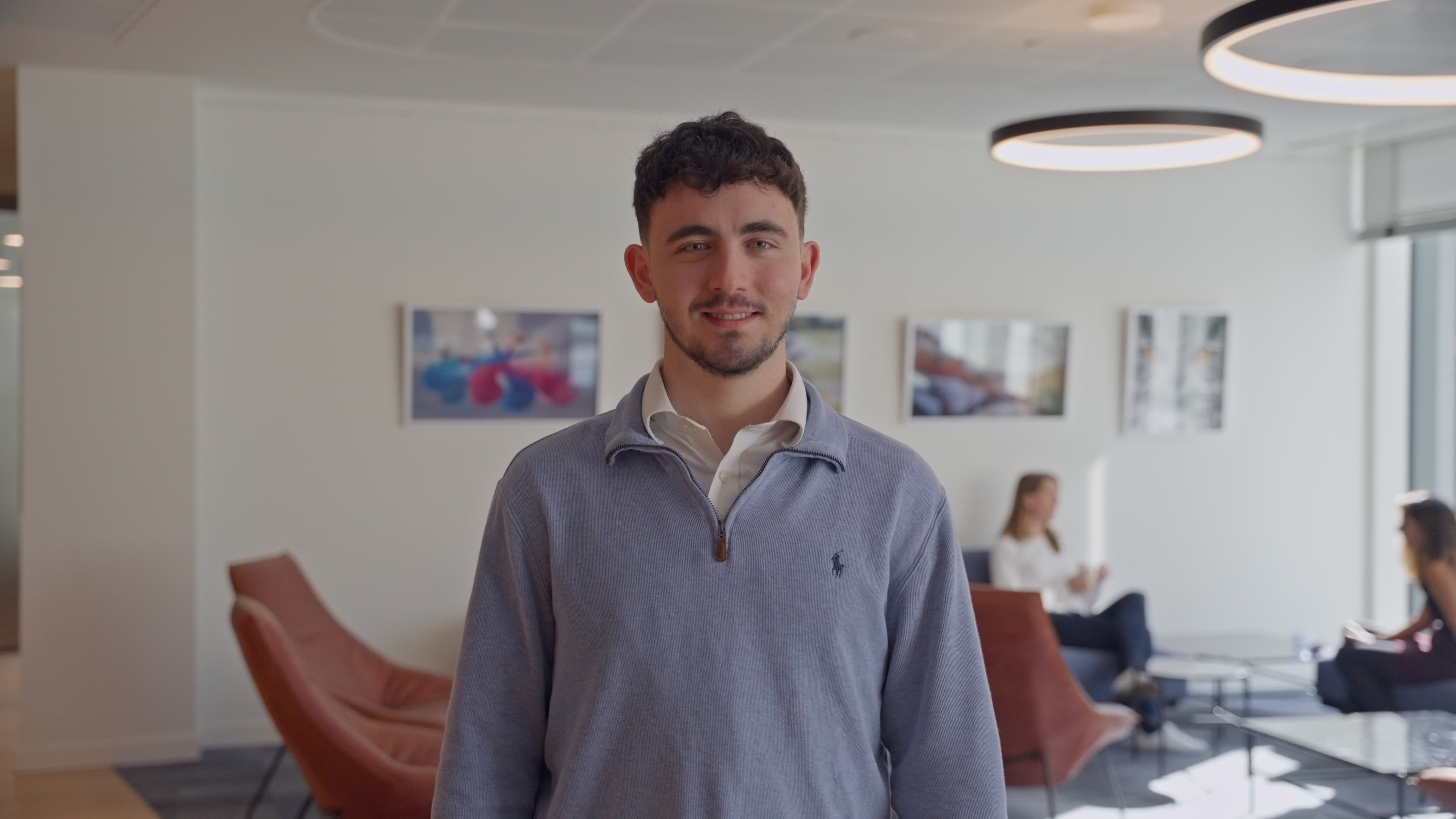 Employee featured in the S&W employer brand recruitment film.